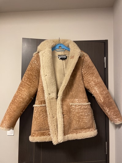Supreme x Schott Shearling Coat "Tan"