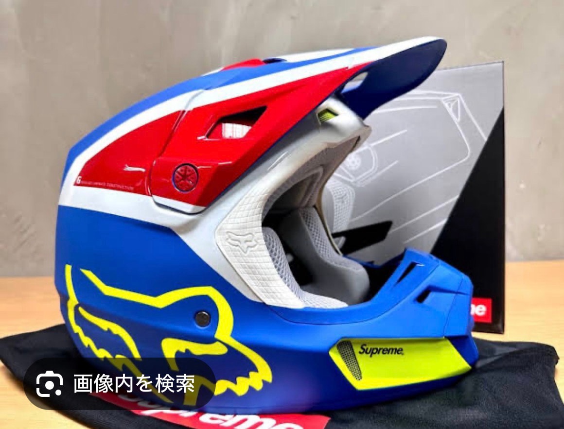 Supreme Fox Racing V2 Helmet Blue L