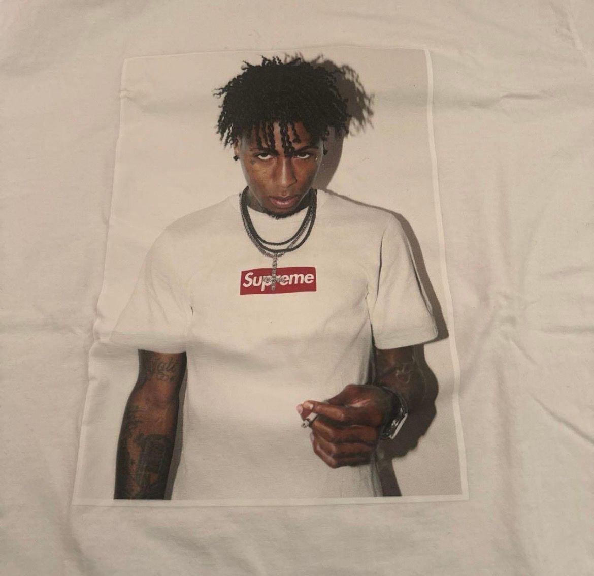 Supreme NBA Youngboy Tee "White"