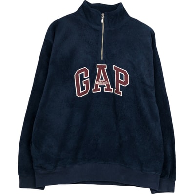 古着 90年代 ギャップ GAP オールドギャップ ハーフジップ フリースプルオーバー メンズL相当 ヴィンテージ/eaa617187