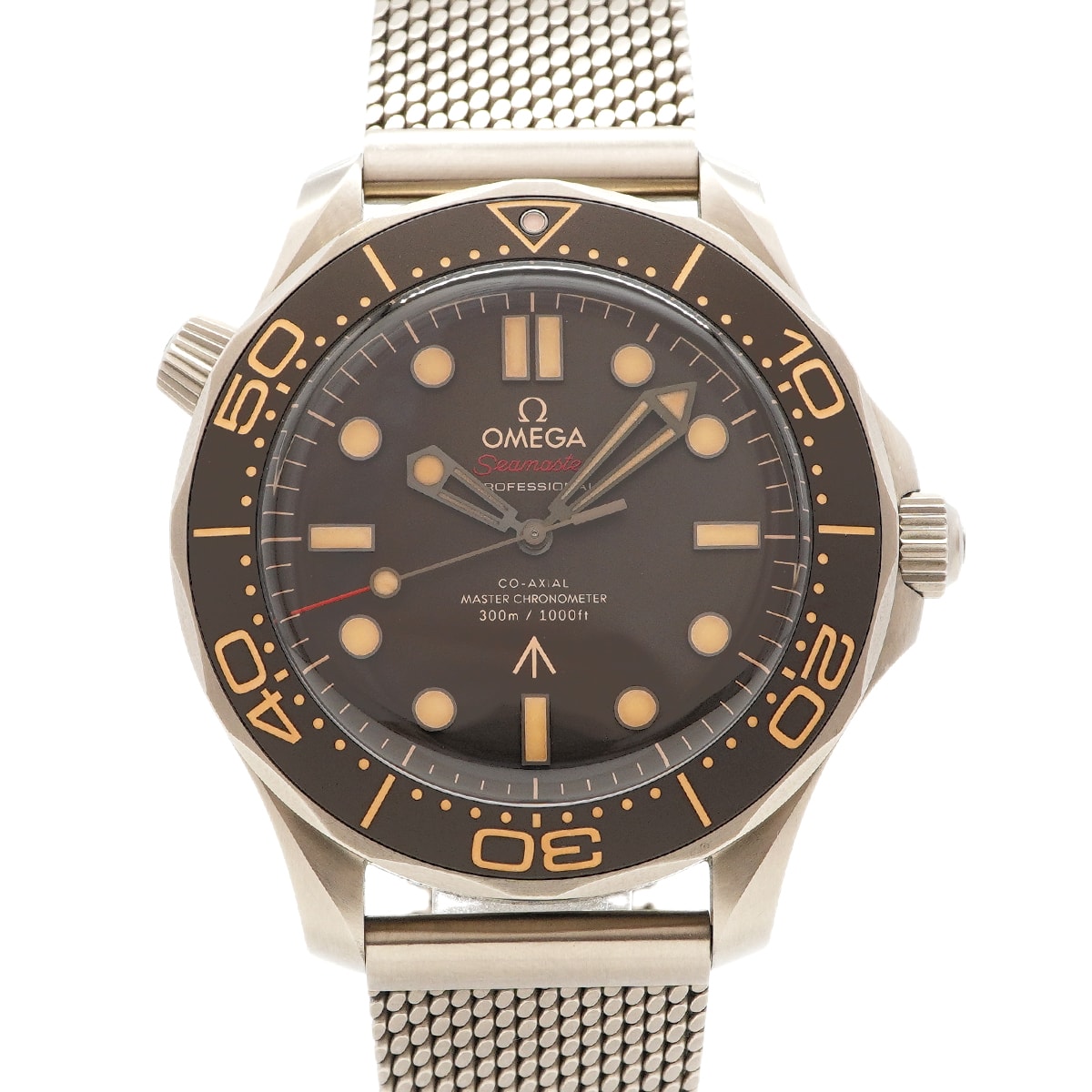 ★最終価格★SALE【6web0103】オメガ シーマスター 007エディション 210.90.42.20.01.001 ブラウン文字盤【中古】腕時計 メンズ