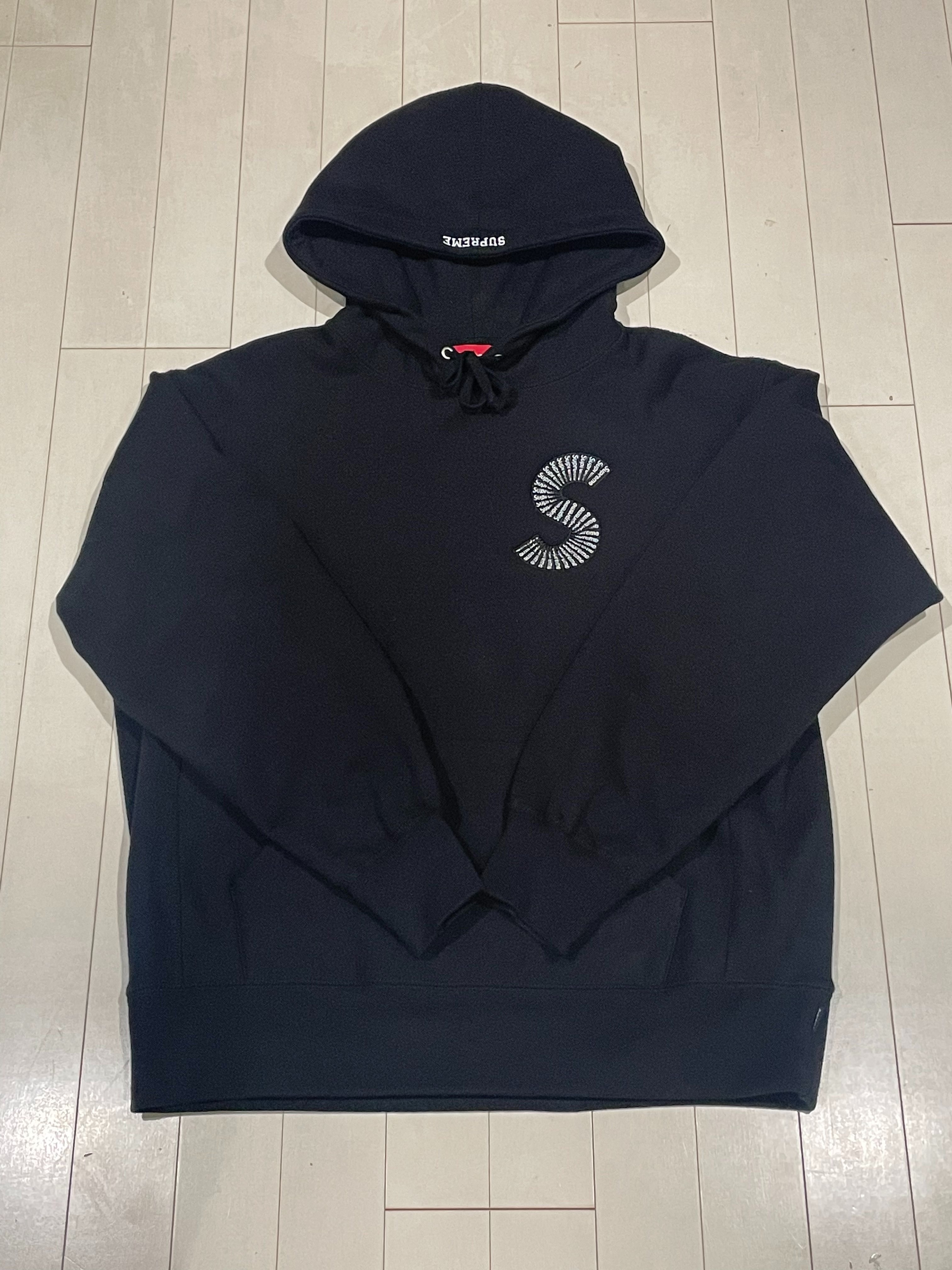 Supreme S Logo Hooded Sweatshirt "Black" (20FW)