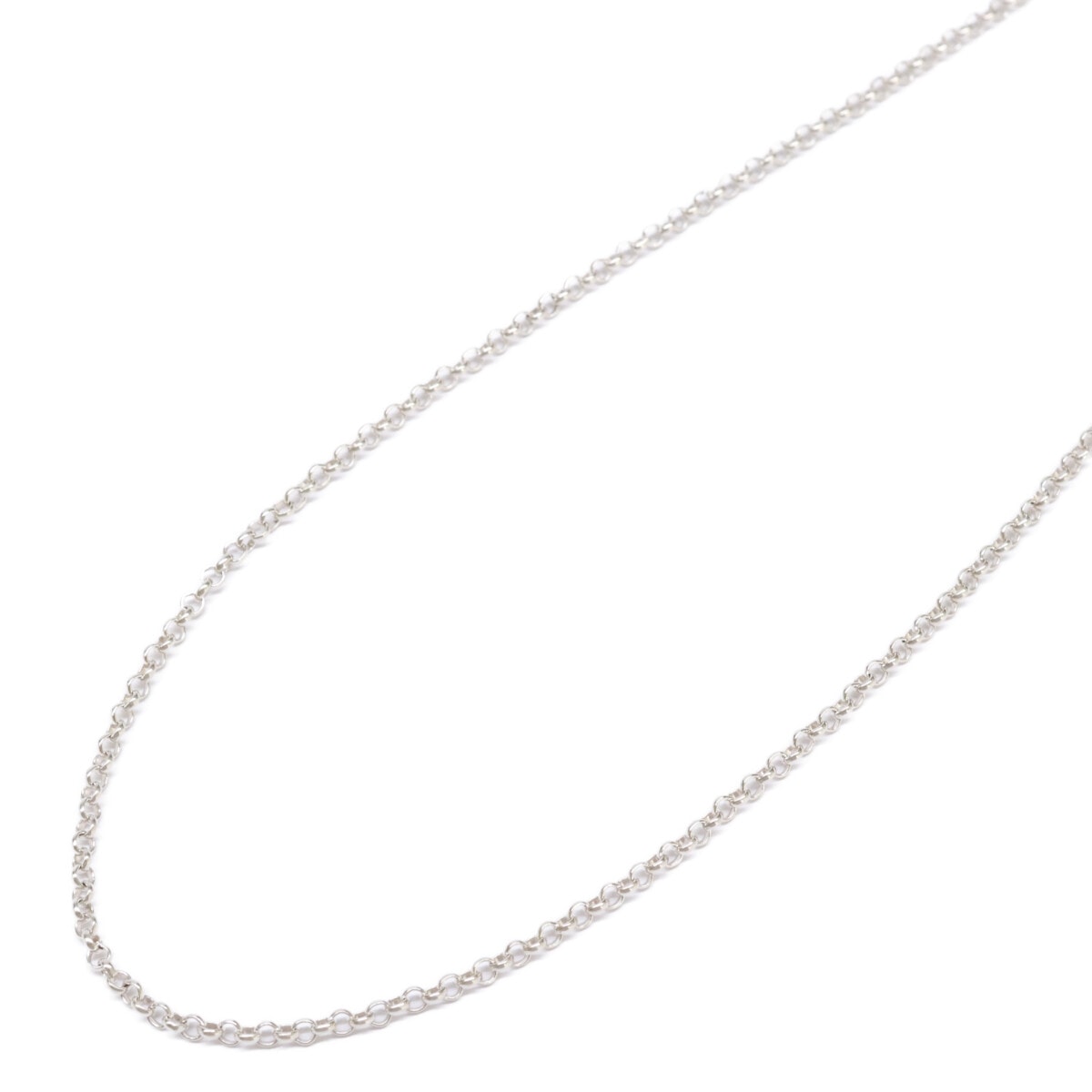 クロムハーツ ロールチェーン ネックレス "シルバー"