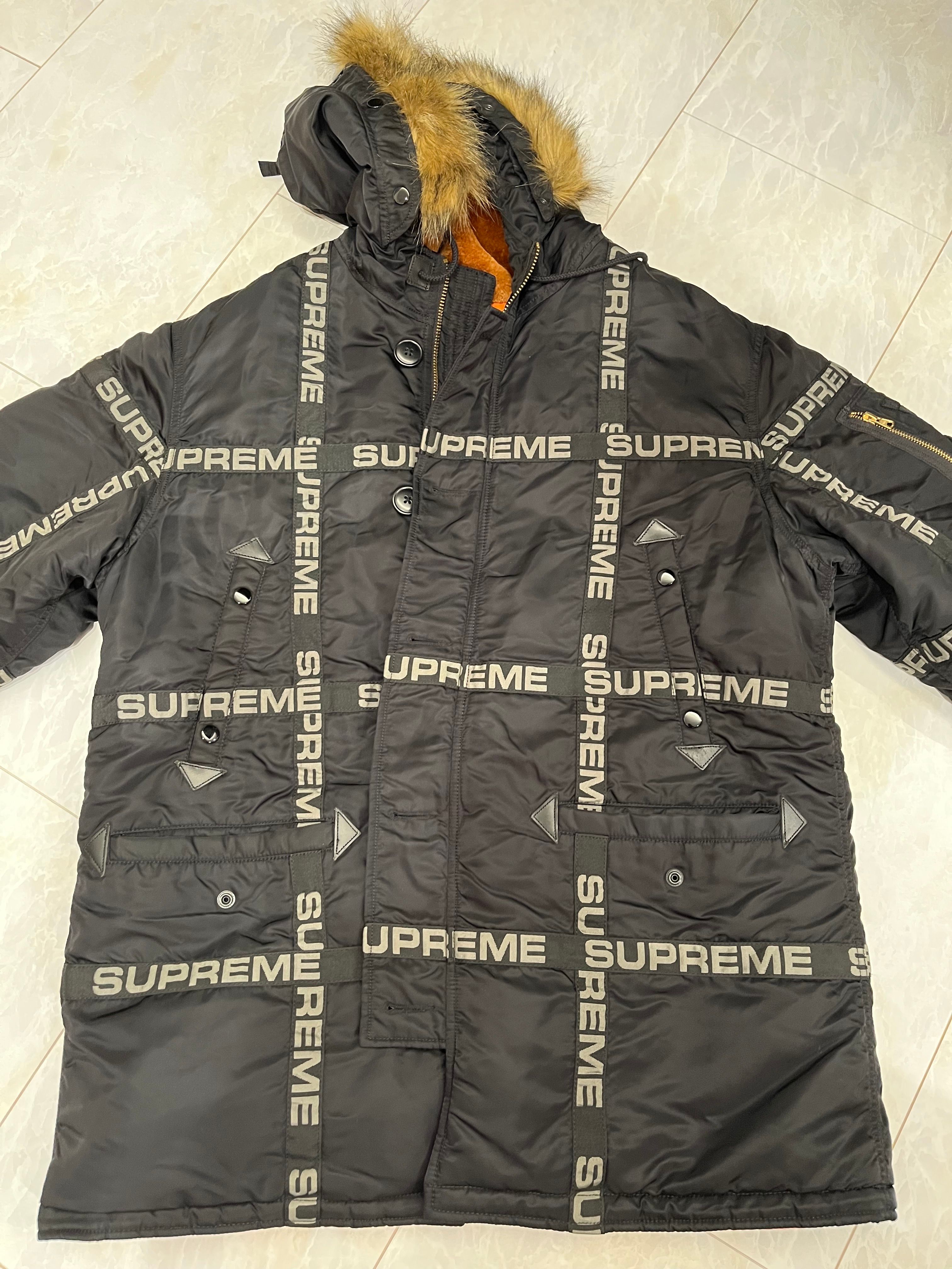 Supreme Logo Tape N-3B Parka 