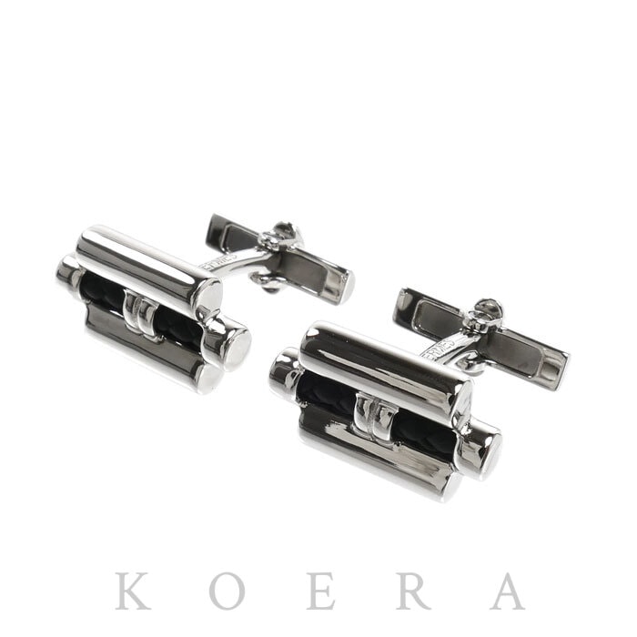 HERMES エルメス メタル ヴォー・スウィフト トゥルニ トレッセ  カフス H100129FP89 メンズ【中古】【美品】
