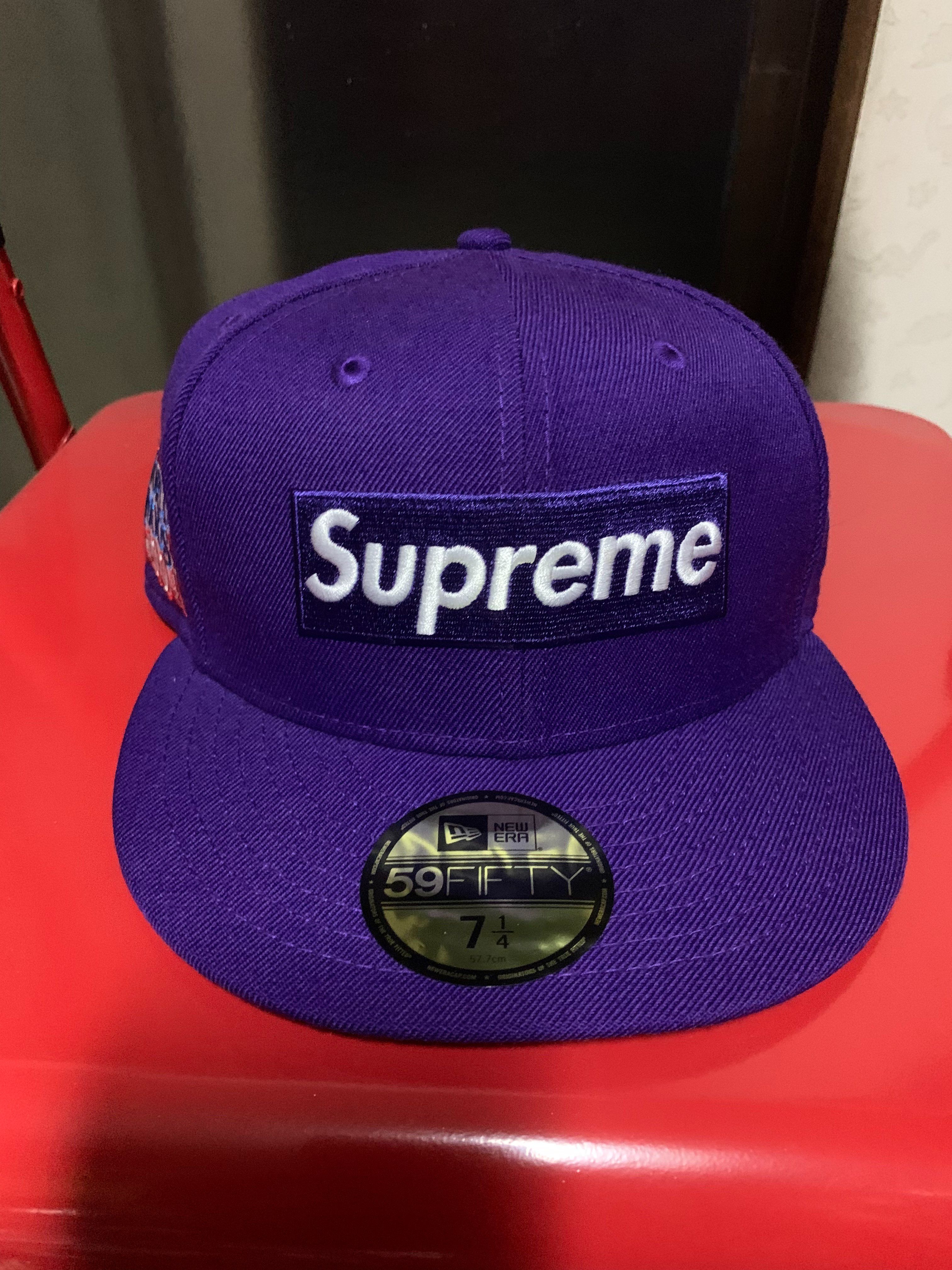 Supreme World Famous Box Logo New Era® "Purple"