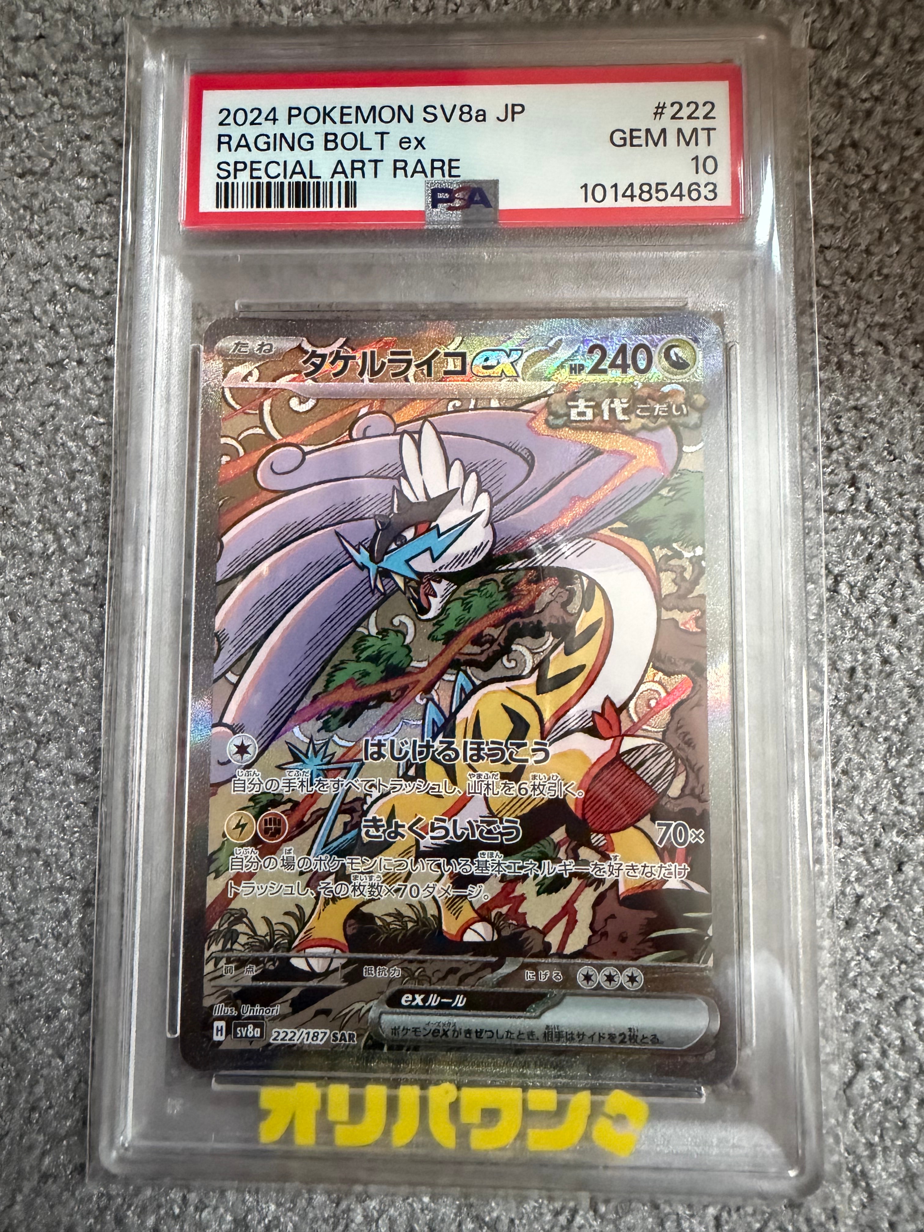 タケルライコex SAR [SV8a 222/187](ハイクラスパック「テラスタル