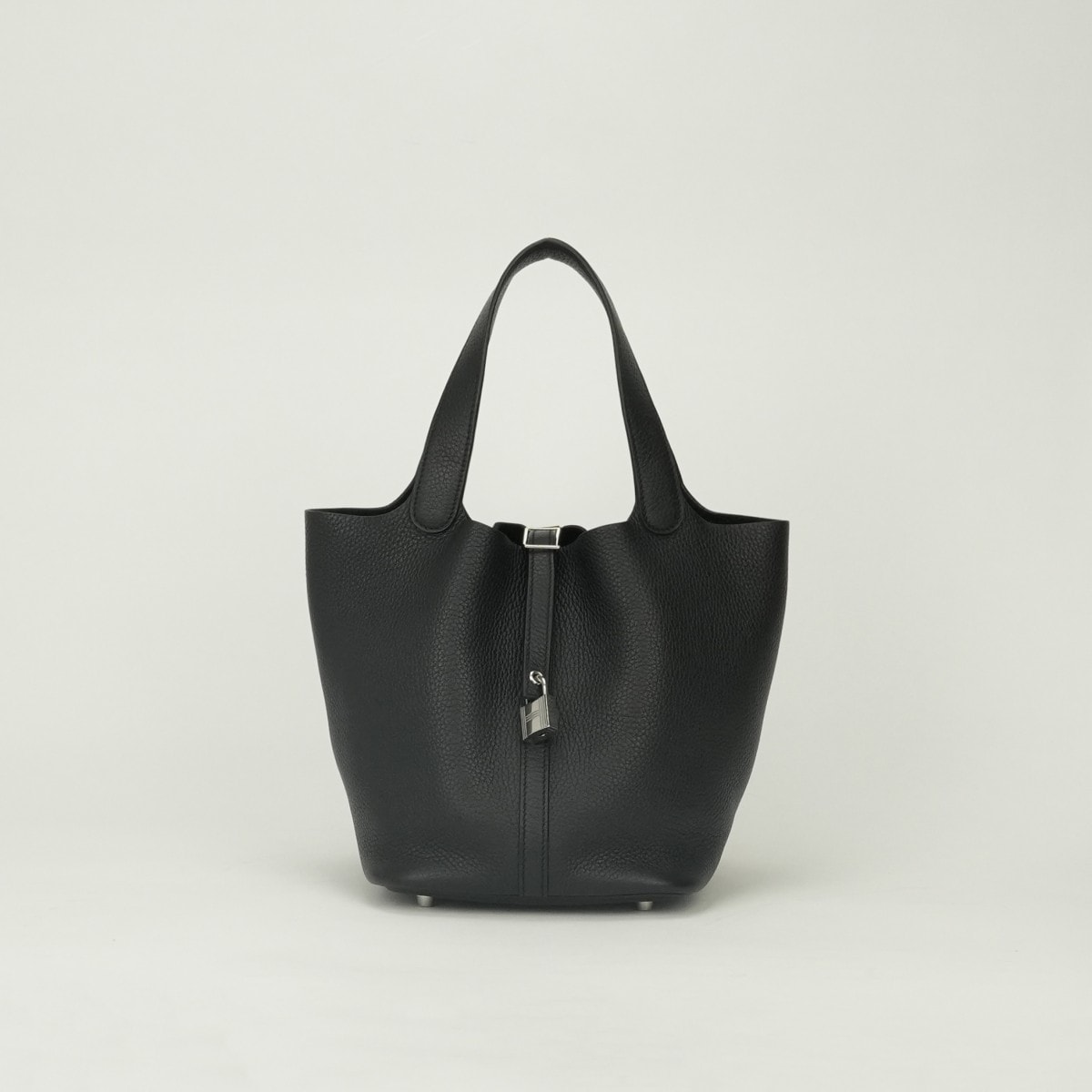 エルメス HERMES ピコタンロックMM ピコタンロック MM ピコタンロック22 バッグ トートバッグ トリヨンクレマンス ノワール Noir ブラック black 黒 シルバー金具 ハンドバッグ