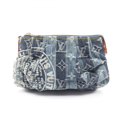 ルイ・ヴィトン LOUIS VUITTON トゥルース レイエ ポーチ バッグ デニム レザー モノグラム・デニム レディース ブルー系 M95335 【中古】