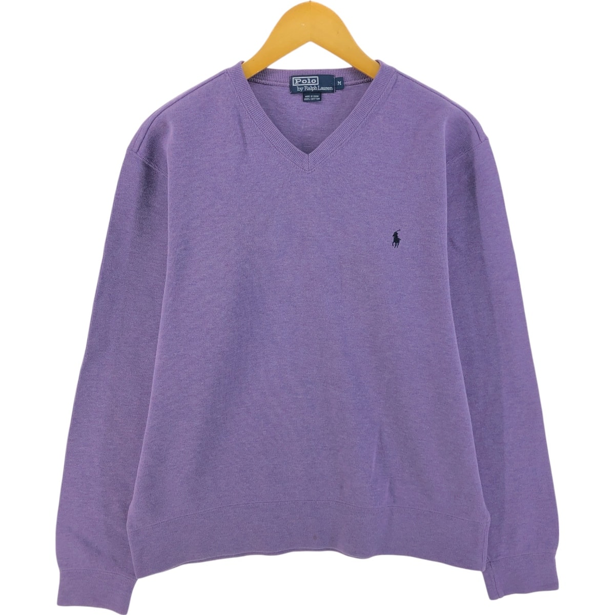 古着 ラルフローレン Ralph Lauren POLO by Ralph Lauren Vネックスウェット トレーナー メンズM相当/eaa524014