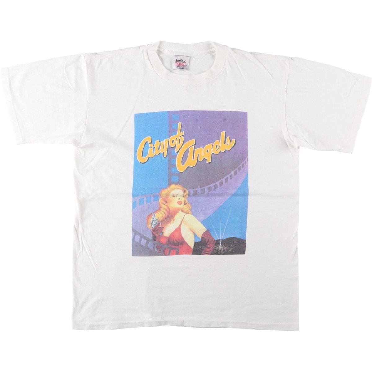 古着 90年代 オニータ ONEITA POWER-T プリントTシャツ USA製 メンズXL相当 ヴィンテージ/eaa661422