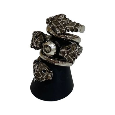 GUCCI グッチ タイガーヘッド ダブルラップリング