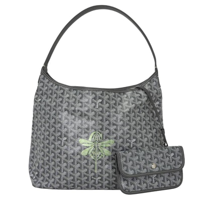 【渋谷並木橋店】GOYARD ゴヤール ショルダーバッグ ホーボー ボエム PM イリデッセント リベリュル (トンボ) グレー ゴヤールディンキャンバス/シュヴォロッシュカーフ 新品