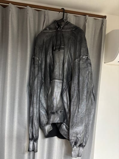 Supreme x MM6 Maison Margiela Foil Box Logo Hooded Sweatshirt "Black"