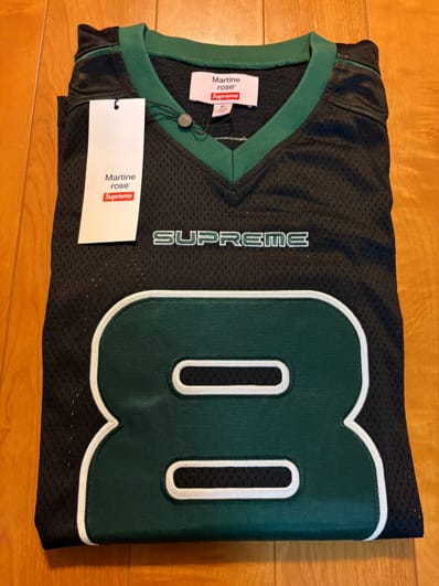 Supreme x Martine Rose Football Jersey "Black"
