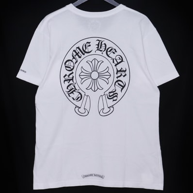 Chrome Hearts Horseshoe Logo Pocket T-Shirt "White"