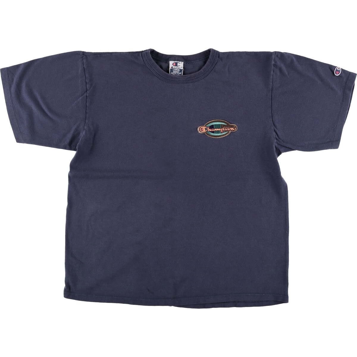 古着 90年代 チャンピオン Champion AUTHENTIC ATHLETIC APPAREL ワンポイントロゴTシャツ USA製 メンズL相当 ヴィンテージ/eaa535467