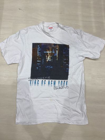 Supreme Christopher Walken King Of New York Tee "White"