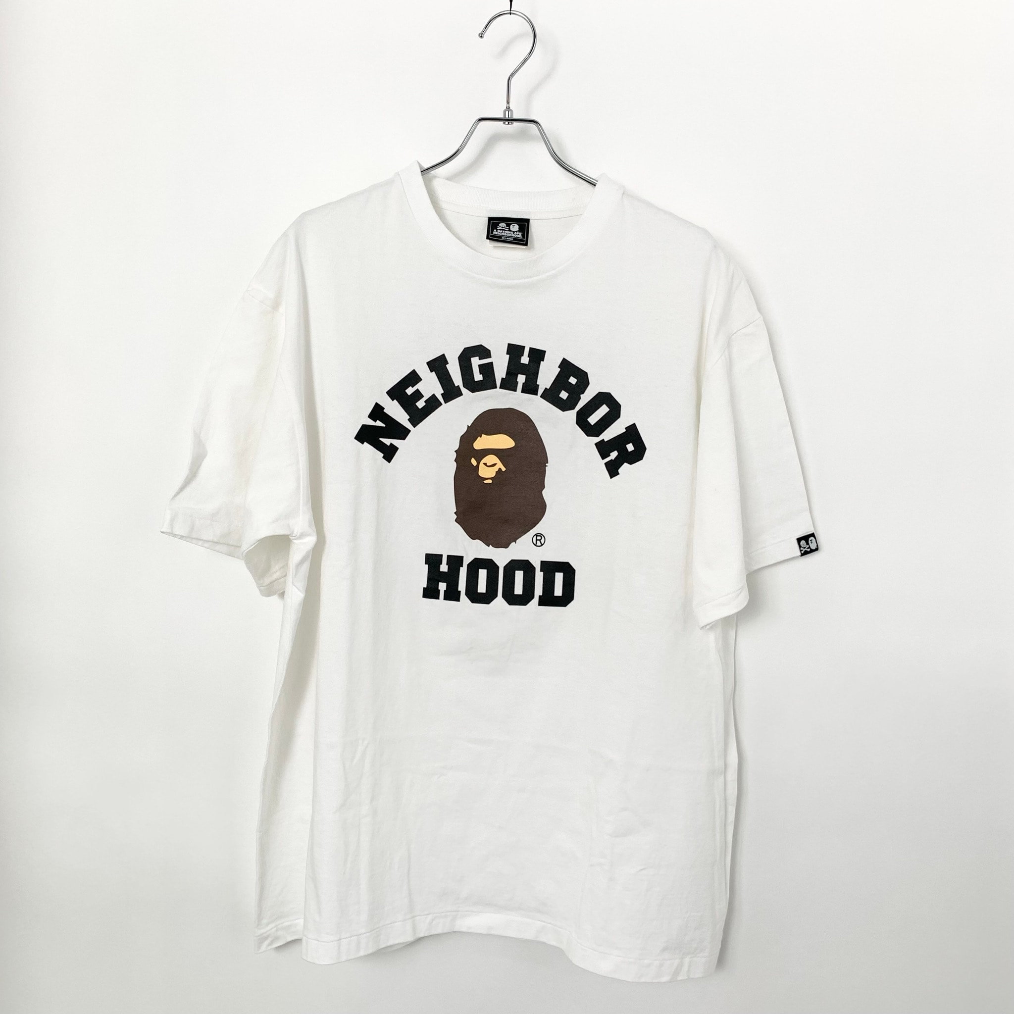 A BATHING APE x NEIGHBORHOOD Tee "White"