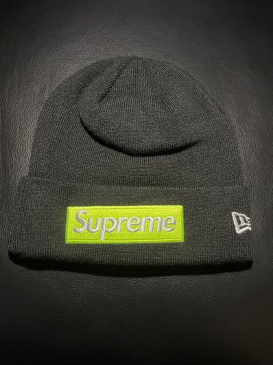 Supreme New Era® Box Logo Beanie "Black" (21FW)