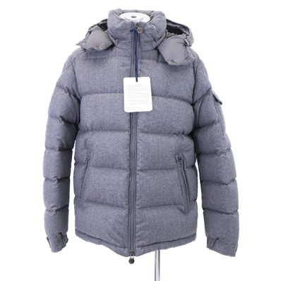 モンクレール 【新品同様】MONTGENEVRE モンジュネーブル ウール フード付ダウンジャケット 4