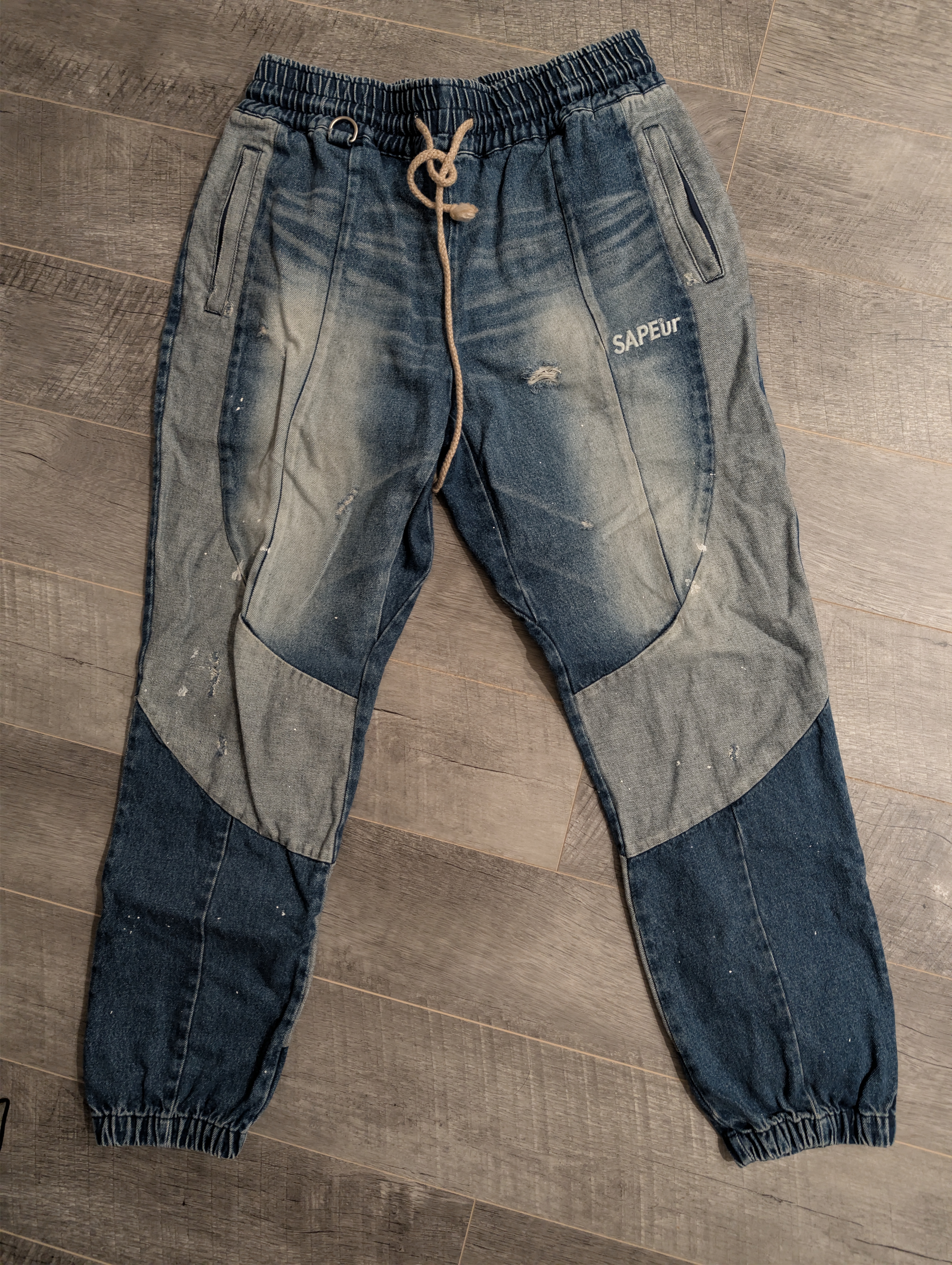 SAPEur Vinage Denim Track Pant "Indigo"