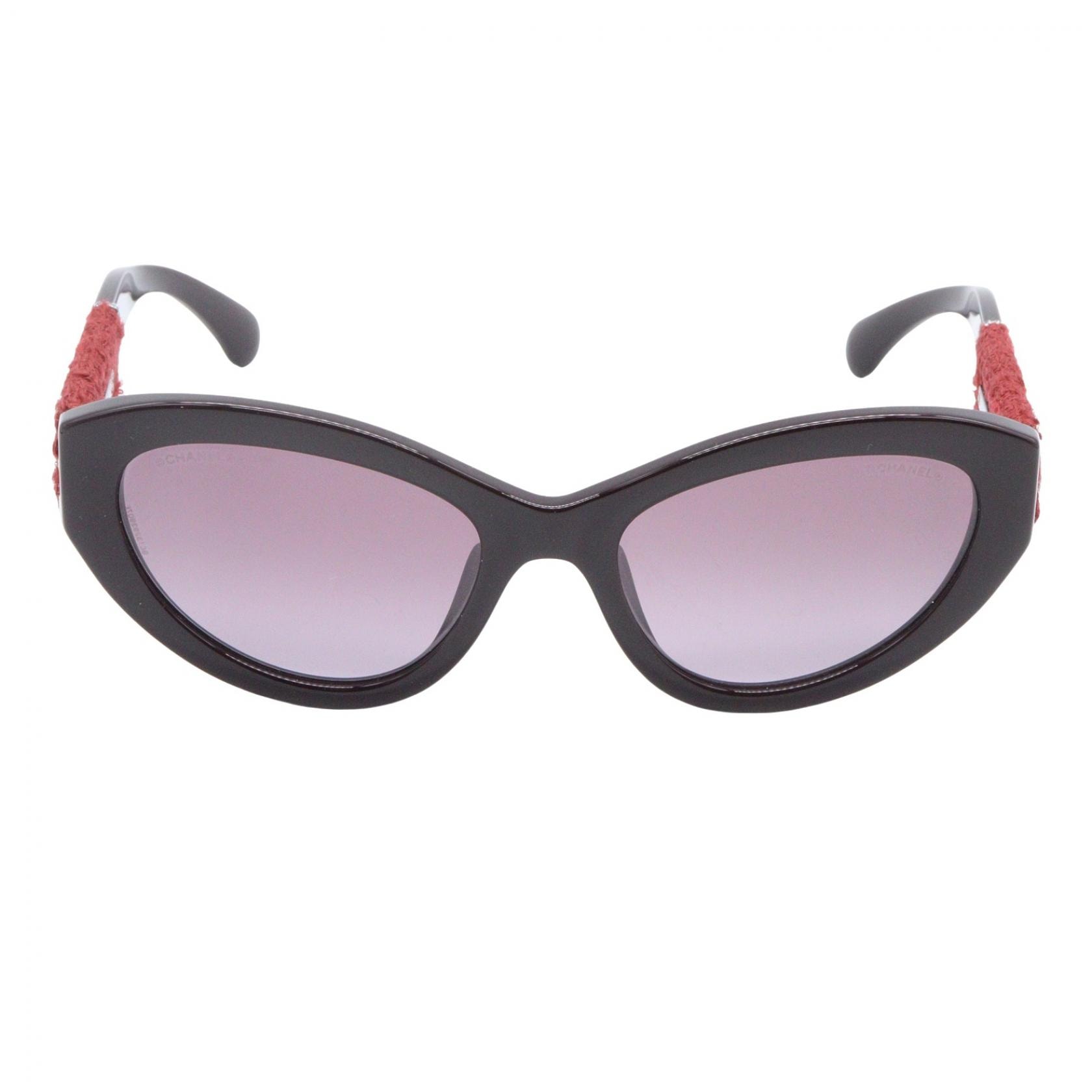 シャネル CHANEL サングラス サングラス 衣料品 アセテート レディース レッド系 5513A 1461/S1 【中古】