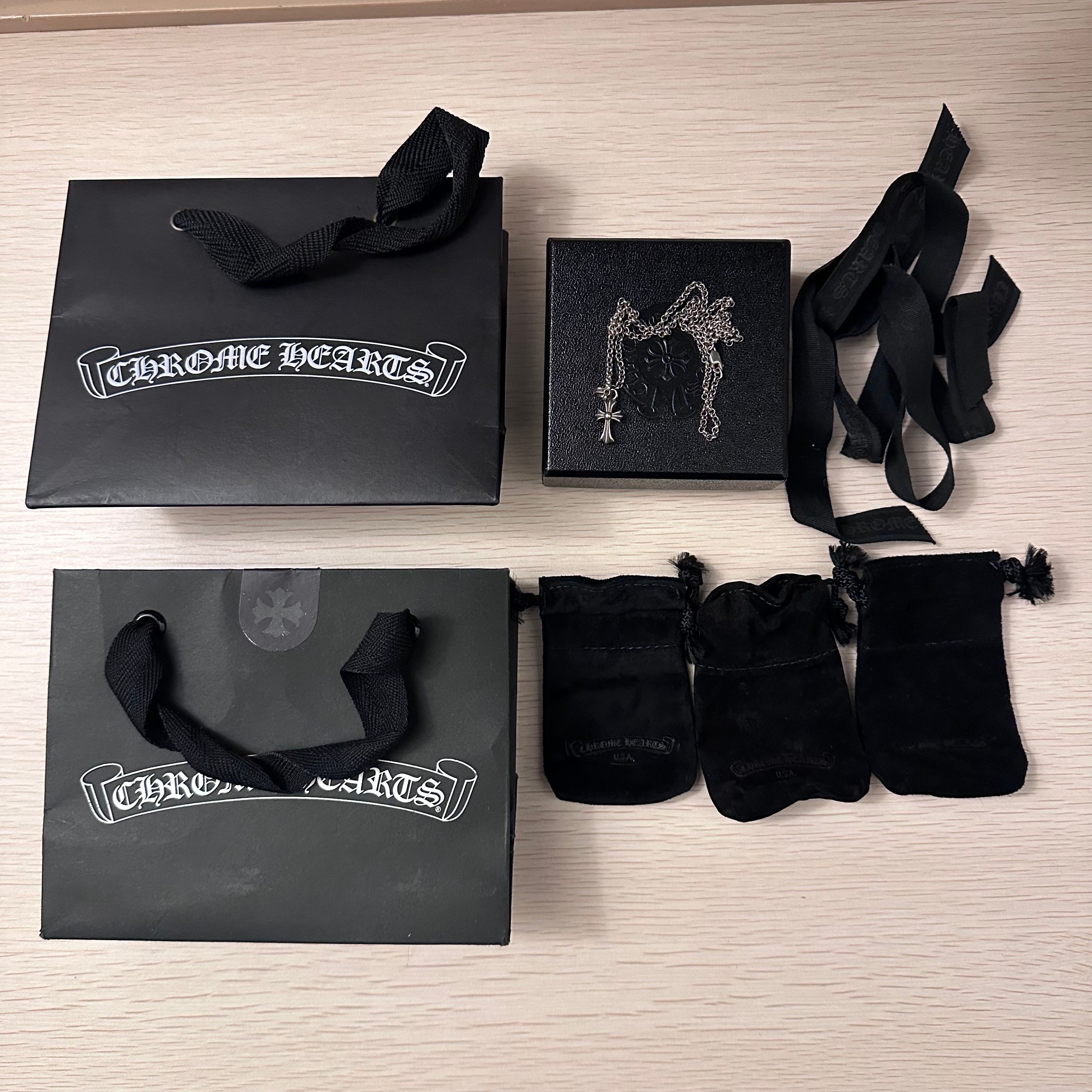 Chrome Hearts CH Cross Baby Fat Charm "Silver"