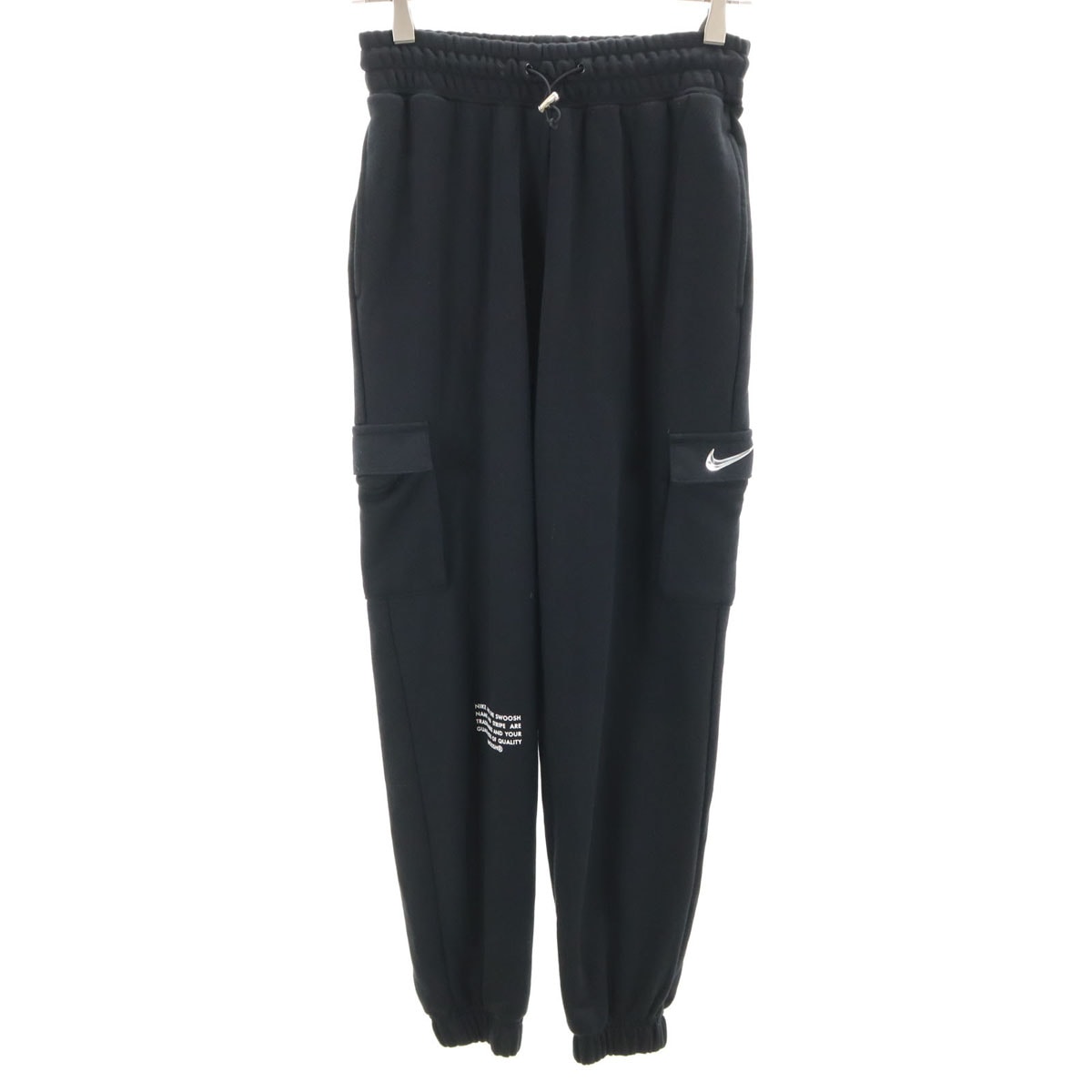 美品 NIKE ナイキ スウェット カーゴパンツ S ブラック