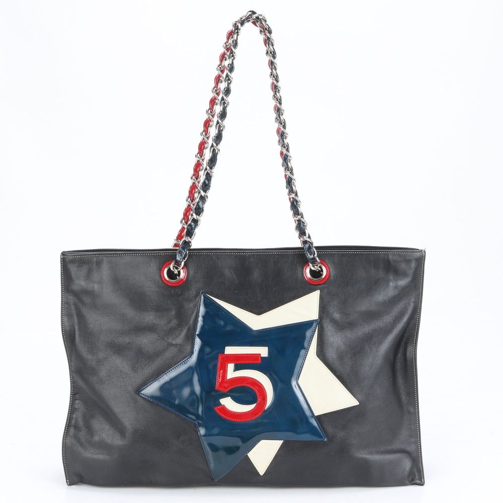 ■極美品 シャネル No5 スター トリコロール チェーン
