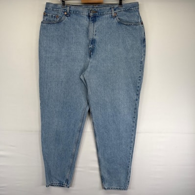 古着 リーバイス Levi's パンツ テーパード 5ポケット ジーパン ジッパーフライ 550 デニム ワーク ジーンズ ブルー系 メンズ