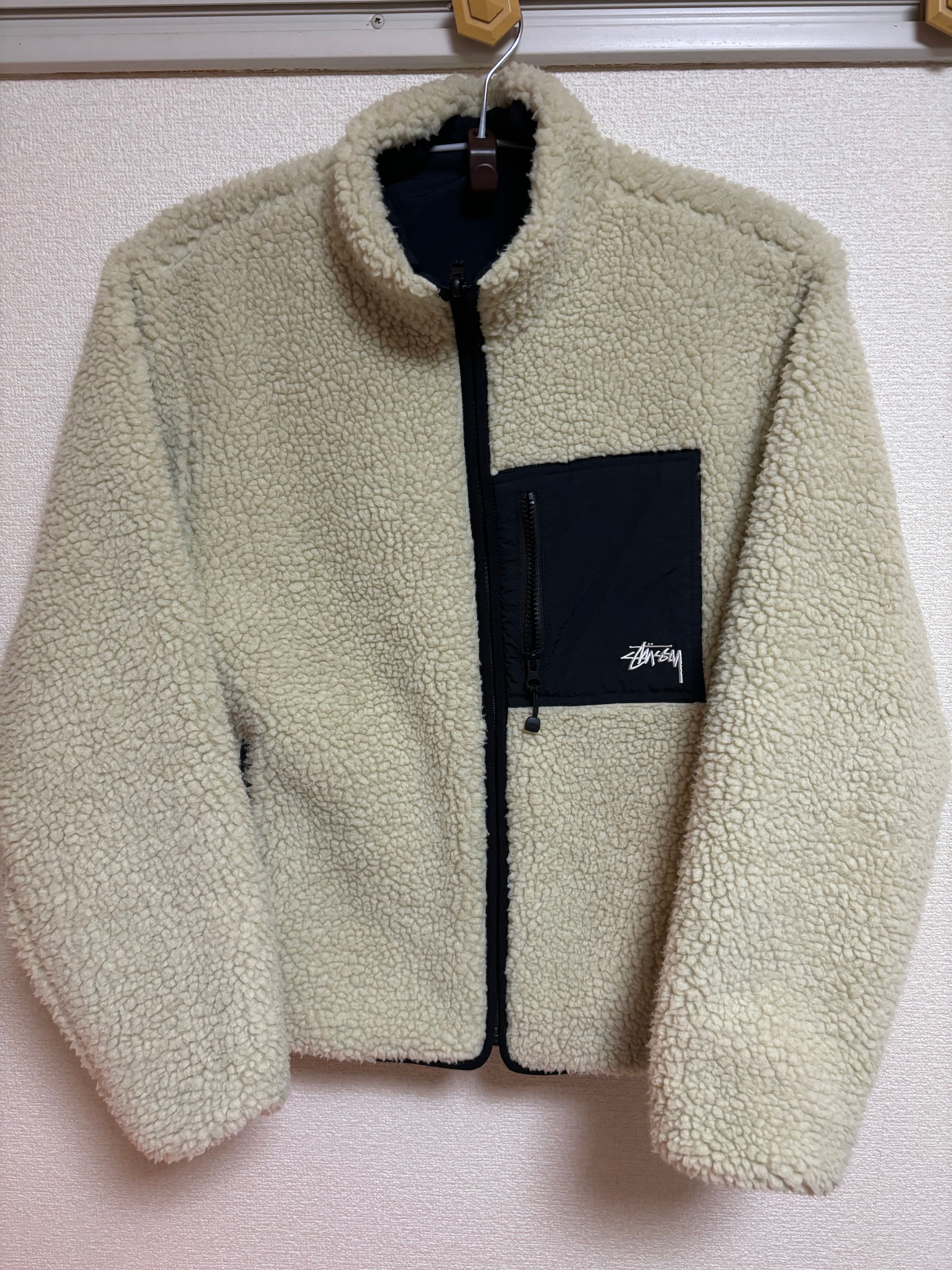 Stussy 8 BALL SHERPA JACKET "Natural" 118498