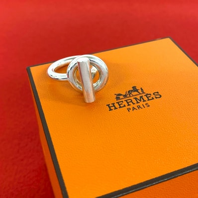 HERMES エルメス エシャペ リング シルバー925 リング・指輪 5号 シルバー
25314