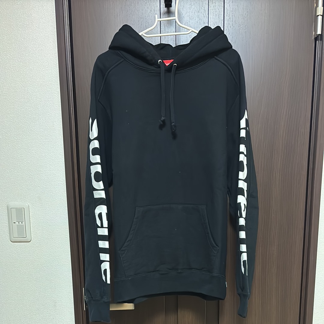 Supreme Sideline Hooded Sweatshirt "Black"