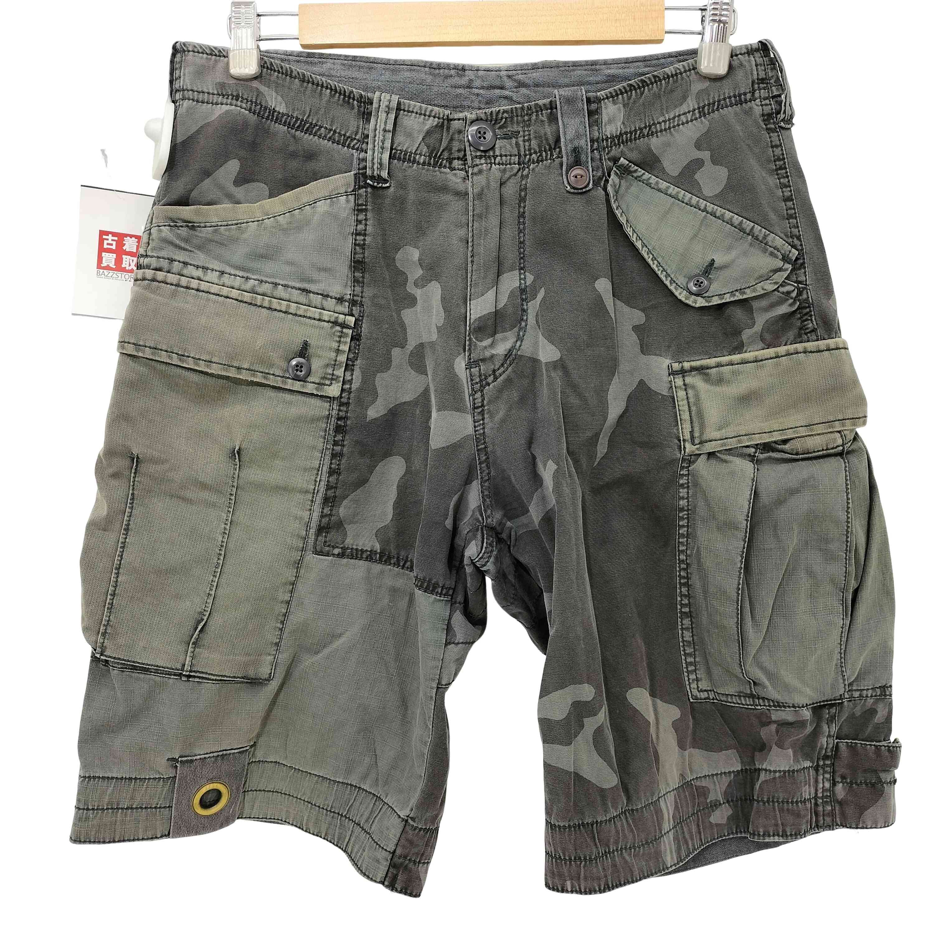 迷彩 ミリタリー カーゴ ショートパンツ ハーフパンツ【1141364213633】