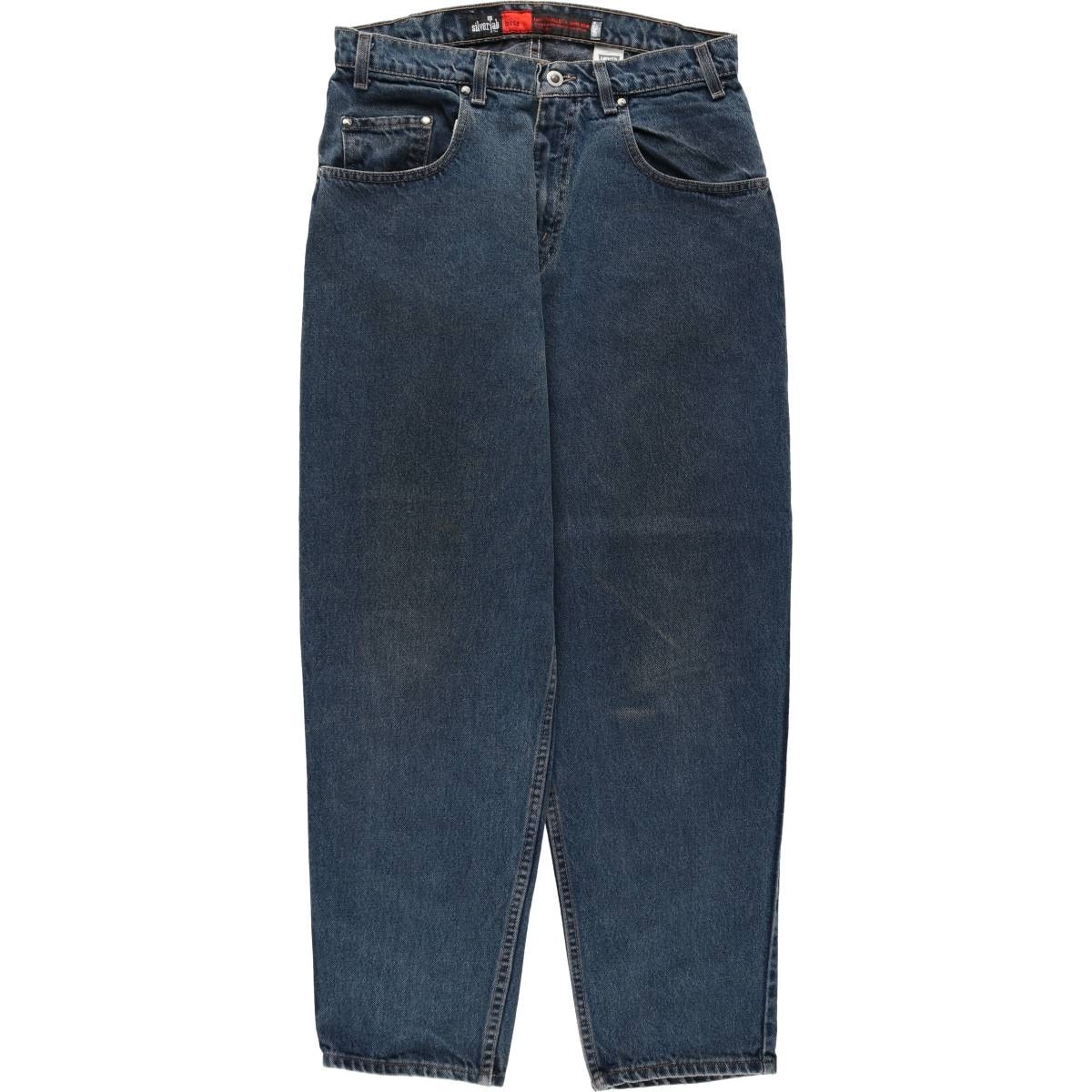 古着 90年代 リーバイス Levi's SILVER TAB シルバータブ LOOSE ルーズ テーパードデニムパンツ USA製 メンズw32相当 ヴィンテージ/eaa632316