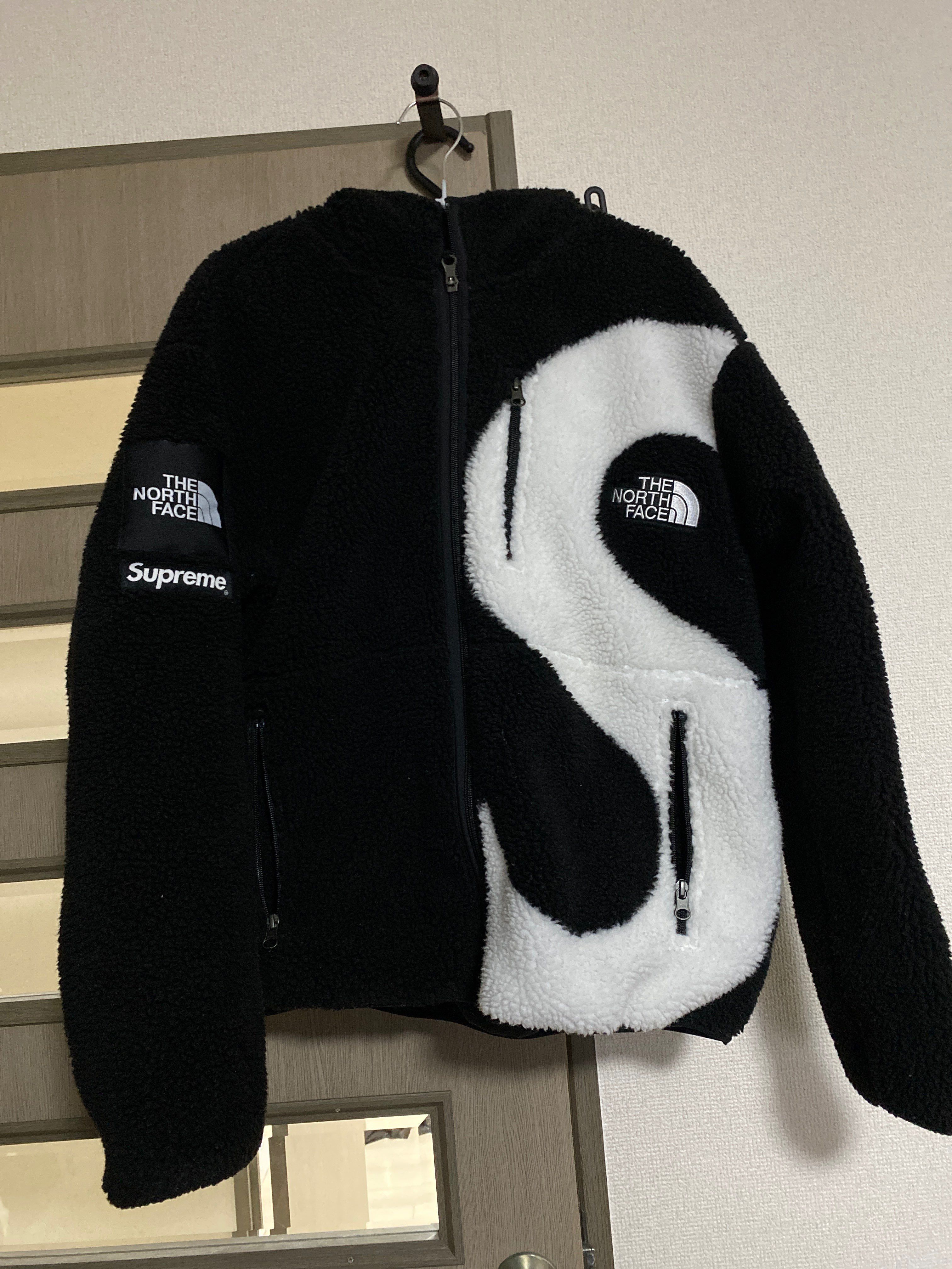 Supreme x The North Face S Logo Hooded Fleece Jacket "Black"
