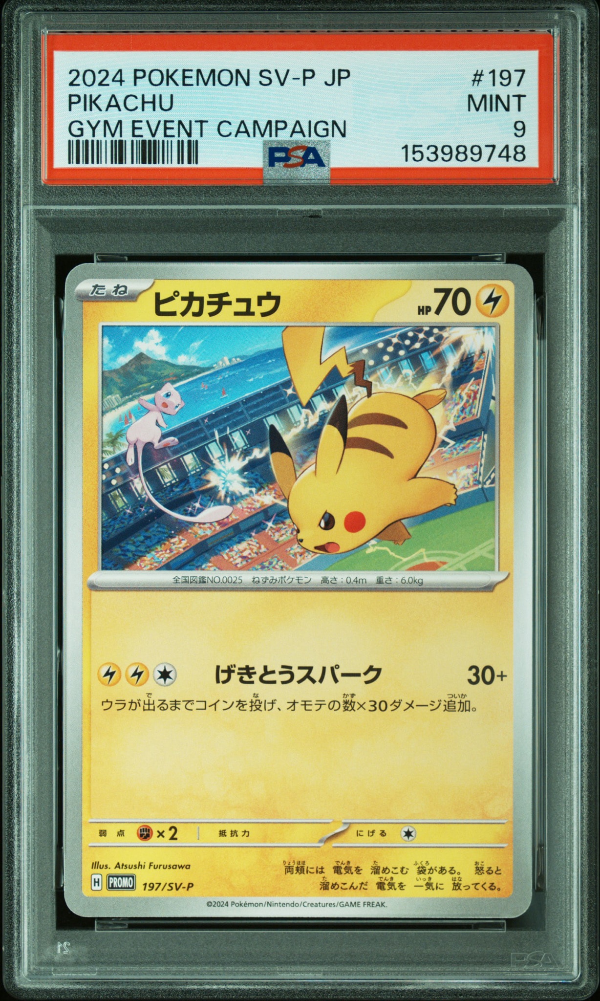 2024 ポケモンカード ピカチュウ #197 ピカチュウ P [SV-P 197](プロモーションカード「WCS2024 開催記念