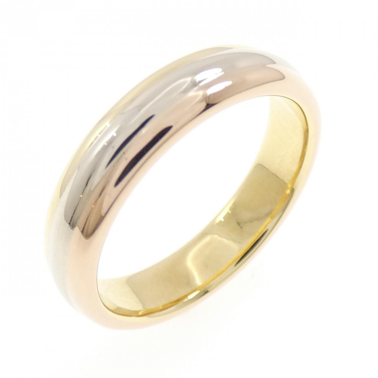 カルティエ スリーカラーウェディング リング