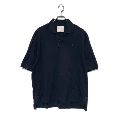 Cotton Jersey Polo Shirt Black
