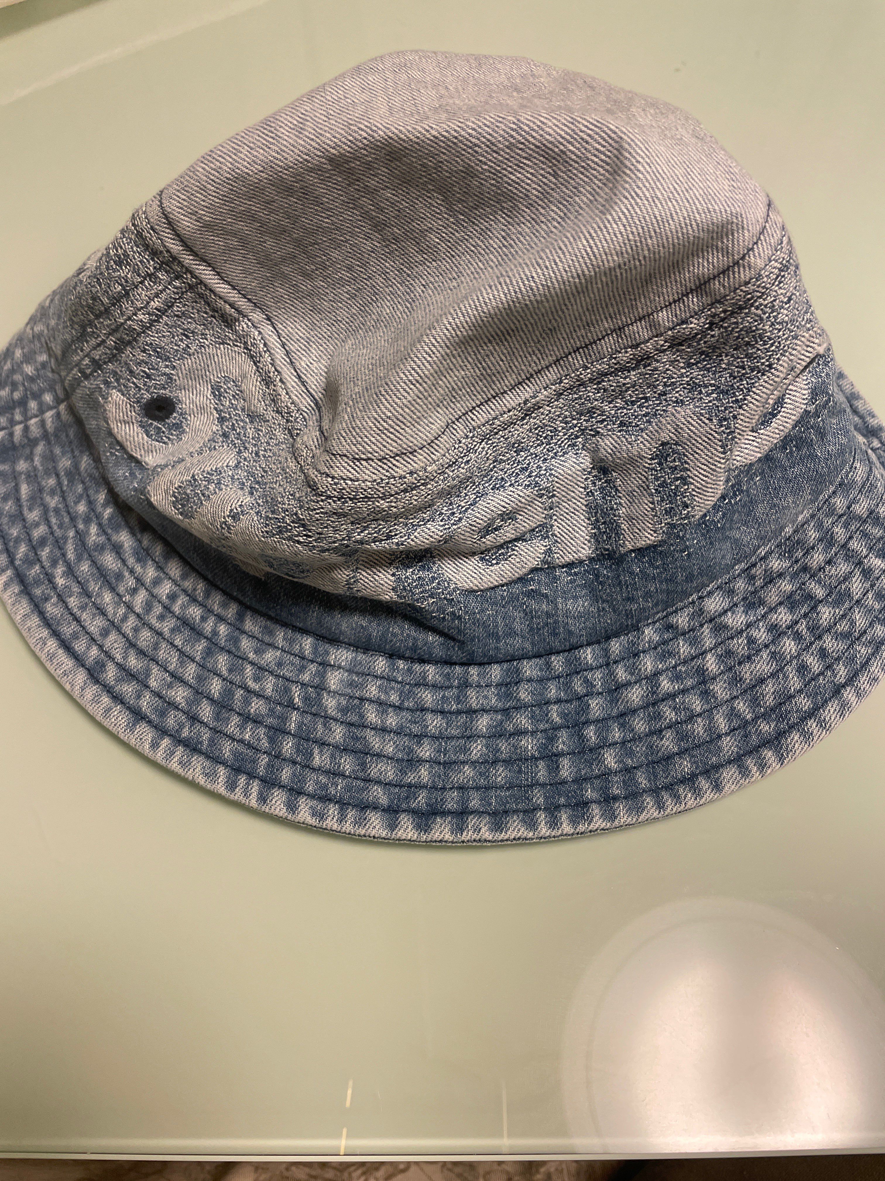 Supreme Fade Jacquard Denim Crusher "Blue"