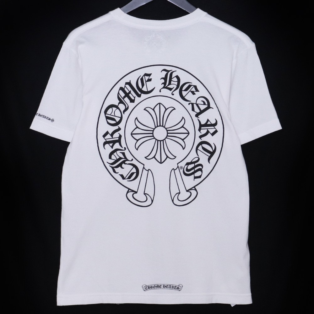 Chrome Hearts Horse Shoe Logo Pocket T-Shirt "White"