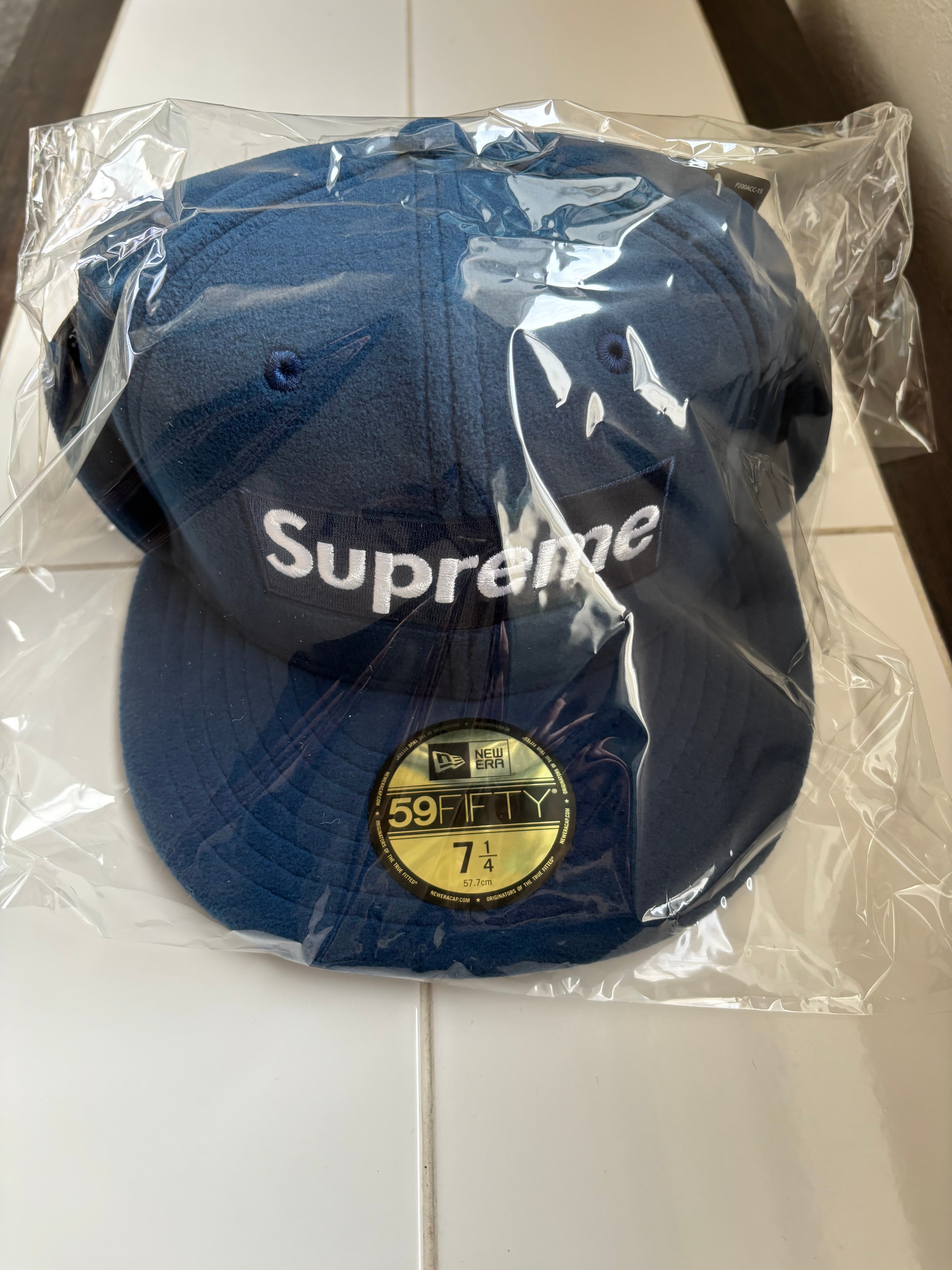 Supreme x NEW ERA Polartec Earflap "Navy"