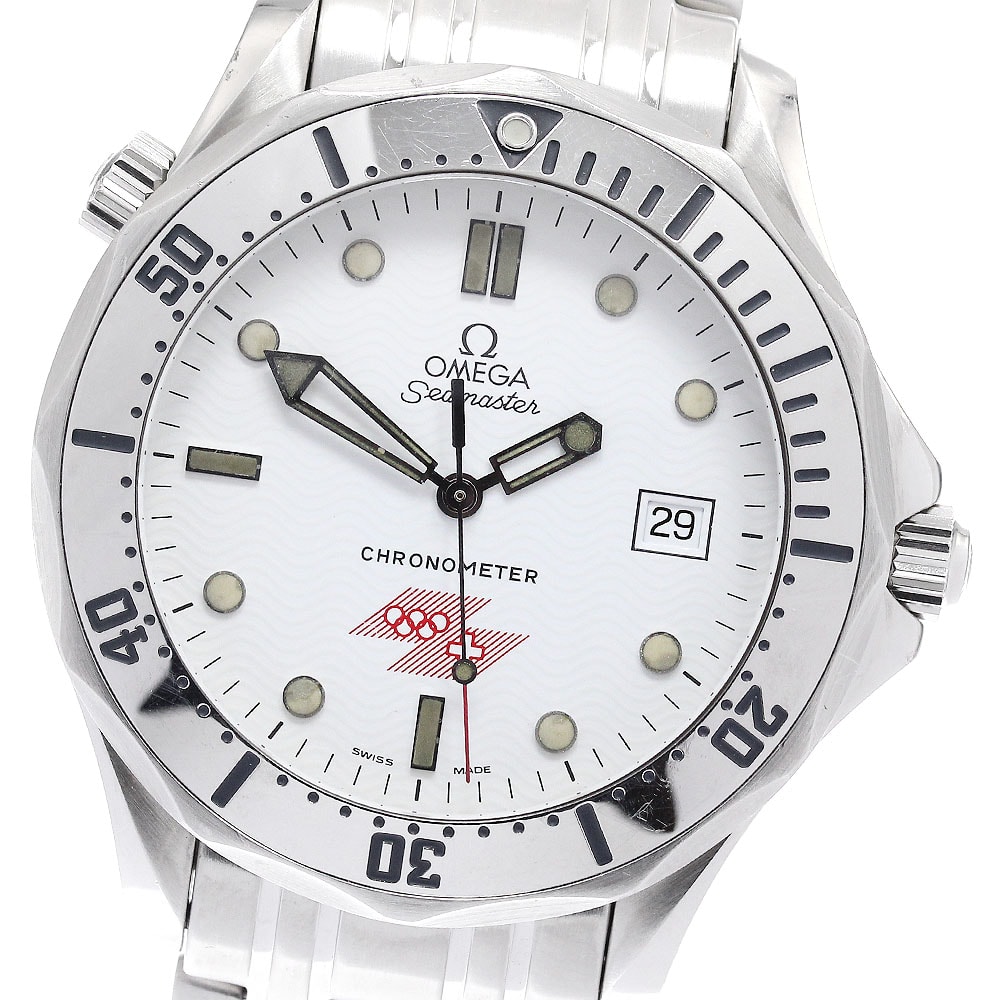 オメガ シーマスター リレハンメルオリンピック 1994 メンズ 【中古】