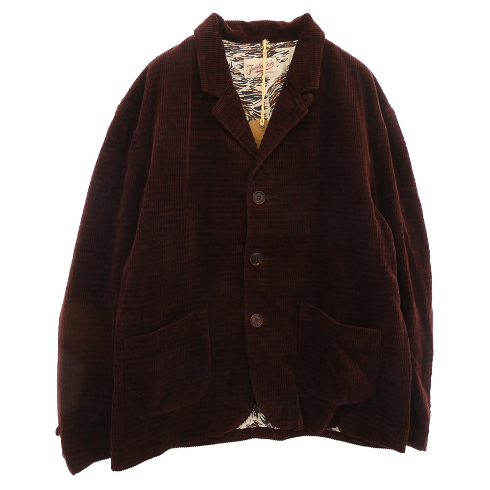 TENDERLOIN テンダーロイン テーラードジャケット T-CORDUROY JKT コーデュロイ 3B テーラードジャケット エンジ系 M【美品】【中古】