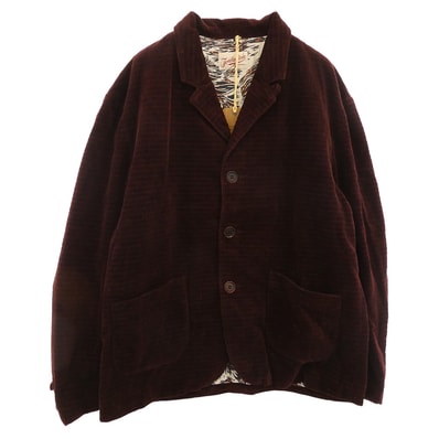 TENDERLOIN テンダーロイン テーラードジャケット T-CORDUROY JKT コーデュロイ 3B テーラードジャケット エンジ系 M【美品】【中古】