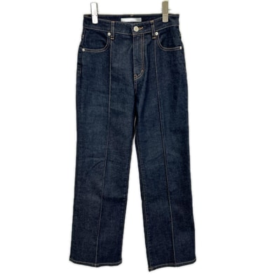 セオリーリュクス 25AW 03-5306455 インディゴ コットン混 センターシーム サキソニーデニムパンツ S34