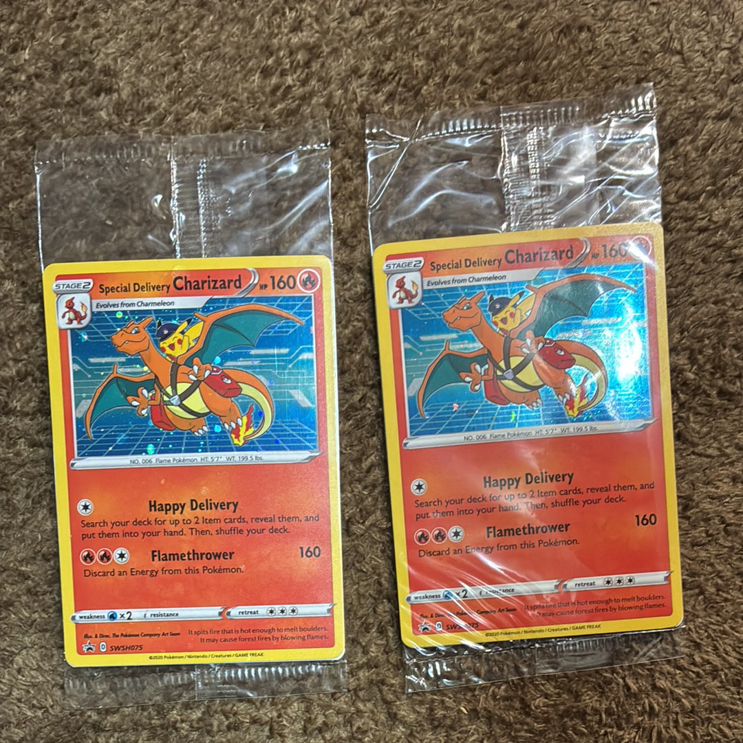 スペシャルデリバリーリザードン P [SWSH075]【英語版】(ソード&シールド「2022 ポケモンセンター イギリス スペシャルプロモ」)