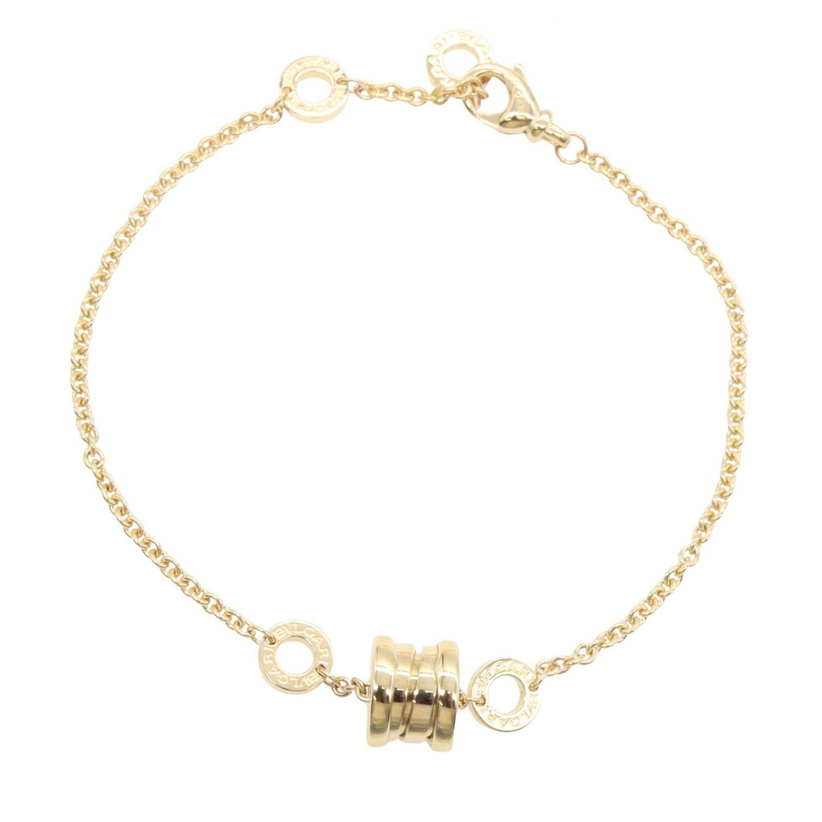 ブルガリ BVLGARI B-zero1 ビーゼロワン エレメント ブレスレット ブレスレット アクセサリー K18(イエローゴールド) メンズ レディース ゴールド系 【中古】