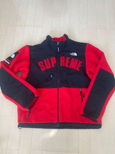 Supreme x The North Face Arc Logo Denali Fleece Jacket "Red"